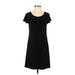 Nicole by Nicole Miller Casual Dress - Shift: Black Dresses - Women's Size Small