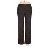 Allison Daley Casual Pants - Mid/Reg Rise Straight Leg Boyfriend: Brown Bottoms - Women's Size 12