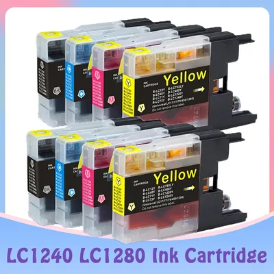 Cartouche d'encre pour imprimante Brother compatible avec les modèles LC1240 LC1280 MDavid