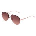 Scotch & Soda SS 5016 Damen-Sonnenbrille Vollrand Pilot Metall-Gestell, pink