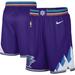 "Men's Nike Purple Utah Jazz 2022/23 Classic Edition Swingman Performance Shorts"