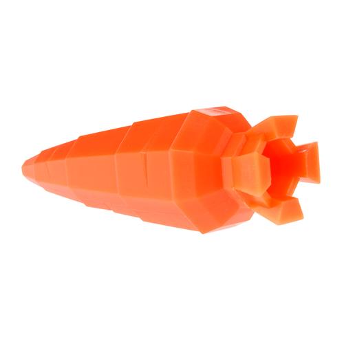 TIAKI Schnüffelspielzeug Karotte - L 14,2 x B 4,5 x H 4,5 cm