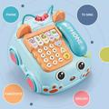 Baby Telephone Toys Baby Musical Toys Car Toy Kids Educational Development Toy Children Enlightenment Brain Toys Christmas Birthday Gift for Kids