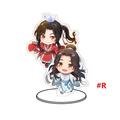 Cute Action Figure Stand Model Toys Ornaments Hua Cheng Collection Model Decoration Toys Acrylic Stand Figure Figure Model Toys Figure Model Plate Tian Guan Ci Fu R