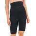 Plus Size Women's Mesh Accent High Waist Bike Short by Woman Within in Black (Size 34)