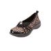 Plus Size Women's CV Sport Greer Slip On Sneaker by Comfortview in Leopard (Size 7 1/2 WW)