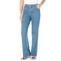 Plus Size Women's Bootcut Stretch Jean by Woman Within in Light Wash Sanded (Size 38 WP)