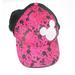 Disney Accessories | Disney Parks Mickey Mouse Youth Pink Black Rhinestones Adjustable Strapback Hat | Color: Black | Size: Osg