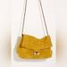 Free People Bags | Free People Suede Shoulder Bag Honey Golden Yellow Nwt | Color: Gold/Yellow | Size: Os