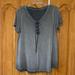 American Eagle Outfitters Tops | American Eagle Soft And Sexy Tee | Color: Gray | Size: L