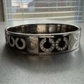 Coach Jewelry | Coach Enamel Bangle Bracelet | Color: Black/White | Size: Os