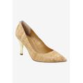Women's Kanan Pump by J. Renee in Natural Gold (Size 7 1/2 M)