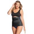 Plus Size Women's Power Shaper Firm Control Pull-On Waist Shaper by Secret Solutions in Black (Size 3X)