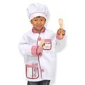 Melissa & Doug Kids Chef Costume Role Play Toys | Fancy Dress for Kids & Toddlers | Chef Costumes for Kids | Kids Dressing Up Clothes for Girls or Boys | Pretend Play Gifts Kids Age 3-6