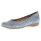 Ballerina GABOR Gr. 43, blau (jeansblau) Damen Schuhe Ballerinas