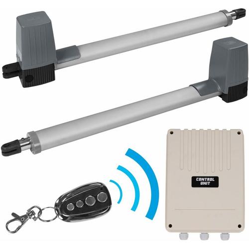 Rotfuchs Flügeltorantrieb Torantrieb Toröffner Doppelflügeltorantrieb Set 300 kg mit Fernbedienung
