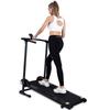 Manual Treadmill Non Electric Treadmill with 10° Incline Small Foldable Treadmill
