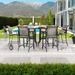 Patio Festival 6-Person Bar Height Dining Set