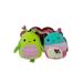Squishmallows Official Kellytoys Plush 5 Inch Fluxie the Caterpillar and Hadeon the Grasshopper Pair Valentines Edition Set Ultimate Soft Animal Plush Stuffed Toy