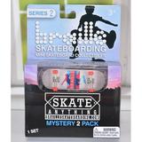 Braille Skateboarding Series 2 Mini Skateboard Collectibles Mystery 2 Pack Kyro Flip Logo Deck