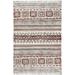 Casavani Flat Weave Kilim Geometric yoga Mat Brown Kitchen Area Rug 7x7 Feet