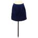 Zara Basic Casual Mini Skirt Mini: Blue Print Bottoms - Women's Size X-Small
