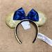 Disney Accessories | Disney Minnie Wdw 50th Anniversary Gold & Navy Sequined Ears | Color: Blue/Gold | Size: Os