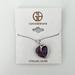 Giani Bernini Jewelry | Giani Bernini Onyx Heart Pendant | Color: Purple/Silver | Size: Os