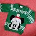 Disney Shirts & Tops | Disney Baby Mickey Christmas Sweater | Color: Green | Size: 12-18mb