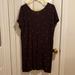 Madewell Dresses | Madewell Women’s Maroon And Dark Red Polka Dot Dress; Size Xxs. | Color: Purple/Red | Size: Xxs