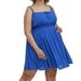 Torrid Dresses | New! Torrid 5 Xl Mini Gauze Smocked Waist Sleeveless Dress Blue Plus Size | Color: Blue | Size: 5x