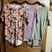 Lularoe Tops | Lularoe Irma 3 Shirt Bundle | Color: Pink/Purple | Size: Xs