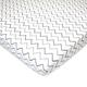 American Baby Company Printed 100% Natural Cotton Jersey Knit Fitted Portable/Mini-Crib Sheet, Grey Zigzag, Soft Breathable, for Boys and Girls, Pack of 1