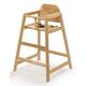 Zedfire, Stackable Baby High Chair, Restaurant Commercial Highchair, Durable Dining Feeding Chair with Steps, High Chairs for Babies and Toddlers, Restaurant Wood High Chair, Number 02
