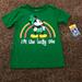 Disney Shirts & Tops | 5t Nwt Disney Junior St Patrick’s Day Mickey Mouse Shirt Lucky One | Color: Green | Size: 5tg