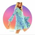 Lilly Pulitzer Dresses | Lilly Pulitzer Lilly's Lagoon Colette Swing Dress | Color: Blue | Size: Xs