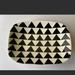 J. Crew Storage & Organization | J.Crew Triangle Geometric Black & White Catchall Ceramic Jewelry Tray Soap Dish | Color: Black/White | Size: Os