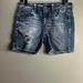 American Eagle Outfitters Shorts | American Eagle Outfitters Jean Shorts Size 2 | Color: Blue/Red | Size: 2