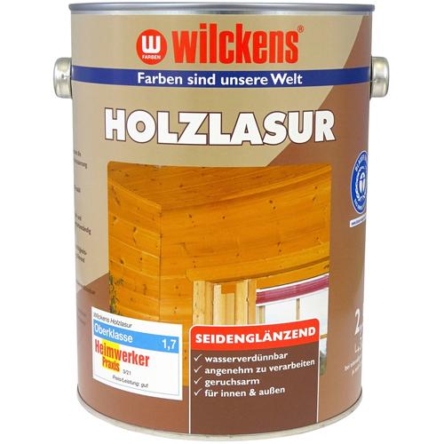 „WILCKENS FARBEN Holzschutzlasur „“Holzlasur LF““ Farben Gr. 2,5 l 2500 ml, grau (anthrazitgrau) Holzlasuren“