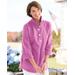 Appleseeds Women's Clip-Dot Tunic - Purple - PXL - Petite