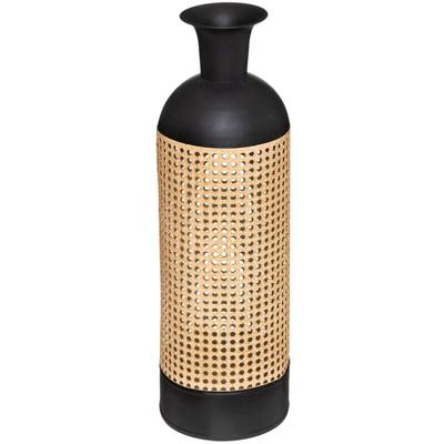 Vase - Arbela - Metall - schwarz - H60 -5 cm Atmosphera Créateur D'intérieur