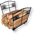 Firewood Log Rack Fireplace Log Holder Log Holder for Fire Place Outdoor Firewood Racks Wood Rack for Firewood Heavy Duty Logs Holder Log Rack Holder Log Holders for Firewood Indoor