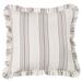 HiEnd Accents Prescott Ruffled Euro Sham, 27"x27"