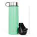 Costway 22 oz Double Wall Insulated Water Bottle Stainless Steel w/ 2 - See Details