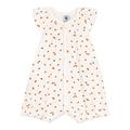 Petit Bateau Baby Mädchen Overall-Shorts, Weiss Marshmallow / Mehrfarbig, 24 Monate