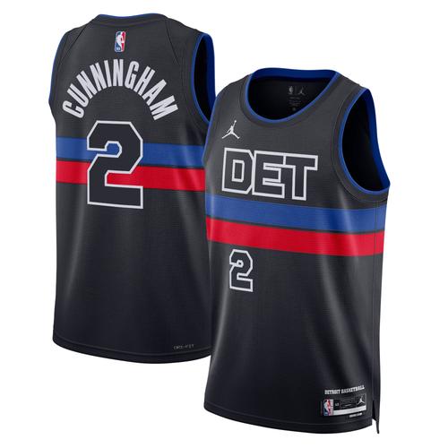 Detroit Pistons Jordan Statement Edition Swingman Trikot – Blau – Cade Cunningham – Unisex