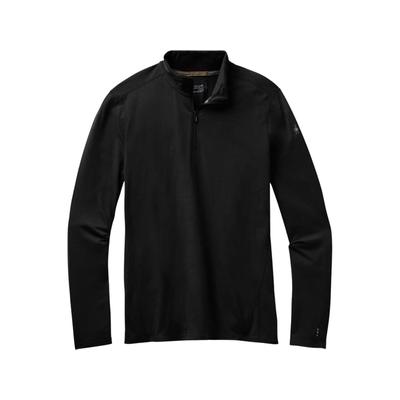 Smartwool Men's Classic All-Season Merino 1/4 Zip Base Layer Shirt, Black SKU - 291079