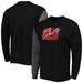 Men's Nike Black Chicago Bulls Courtside Versus Flight MAX90 Long Sleeve T-Shirt