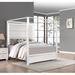 Willa Arlo™ Interiors Tottenham Bed, White Wood & /Upholstered/Faux leather in Brown/White | 78.5 H x 63 W x 85 D in | Wayfair