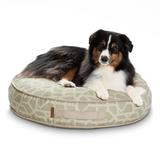 Tucker Murphy Pet™ Clotee Plush Lounger Dog Bed Polyester/Recycled Materials in Brown | 5 H x 30 W x 30 D in | Wayfair